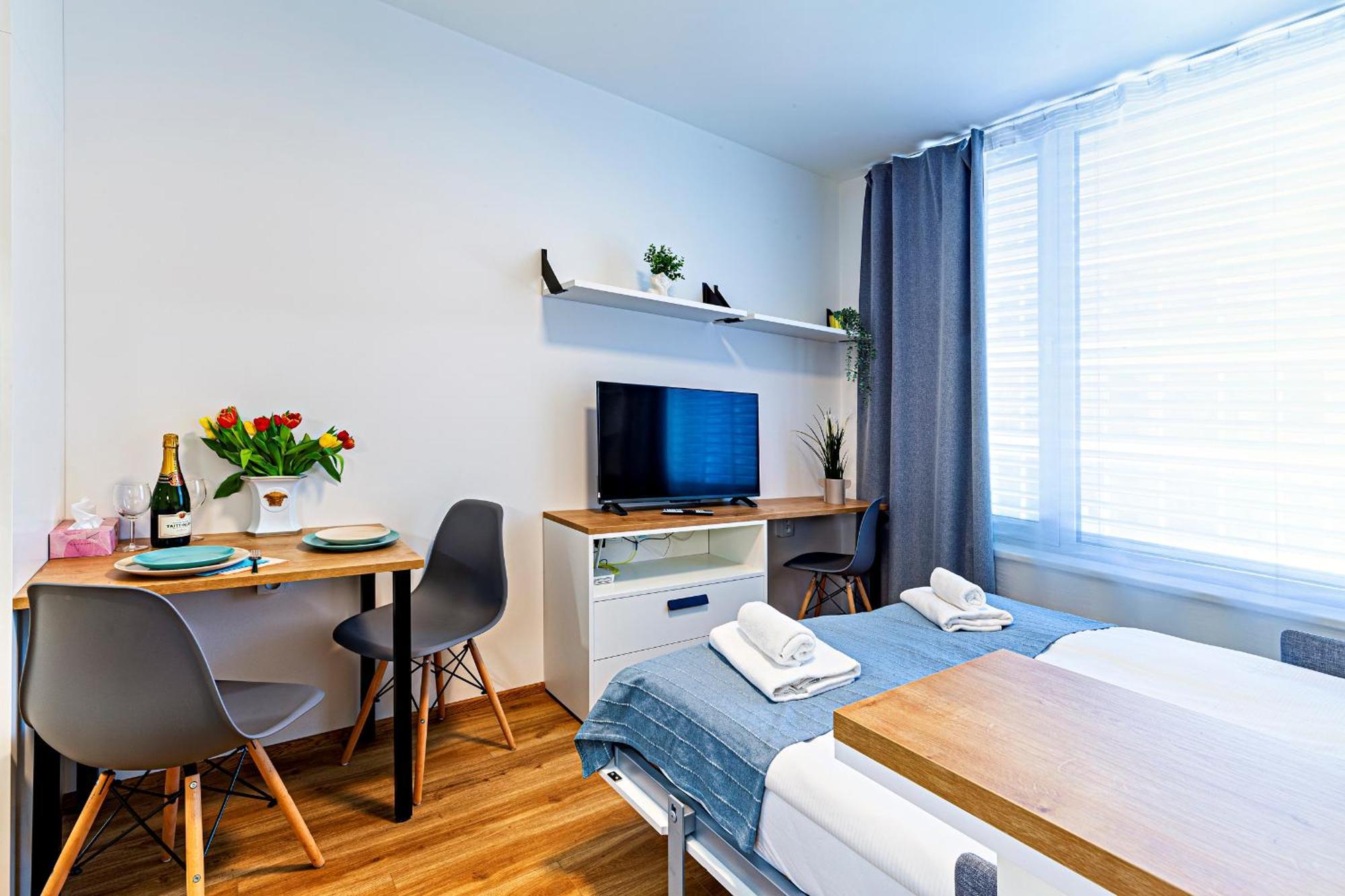Kora Apartments Andel Прага Екстер'єр фото