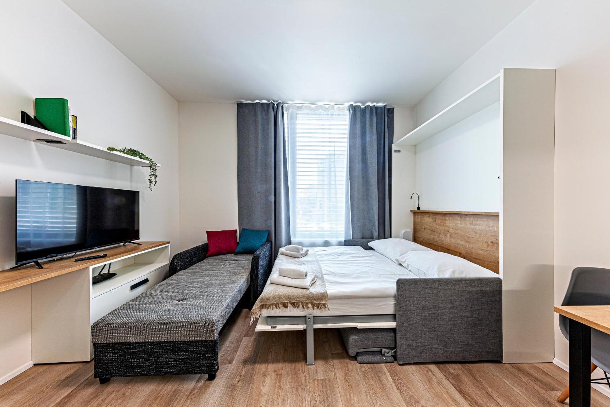 Kora Apartments Andel Прага Екстер'єр фото