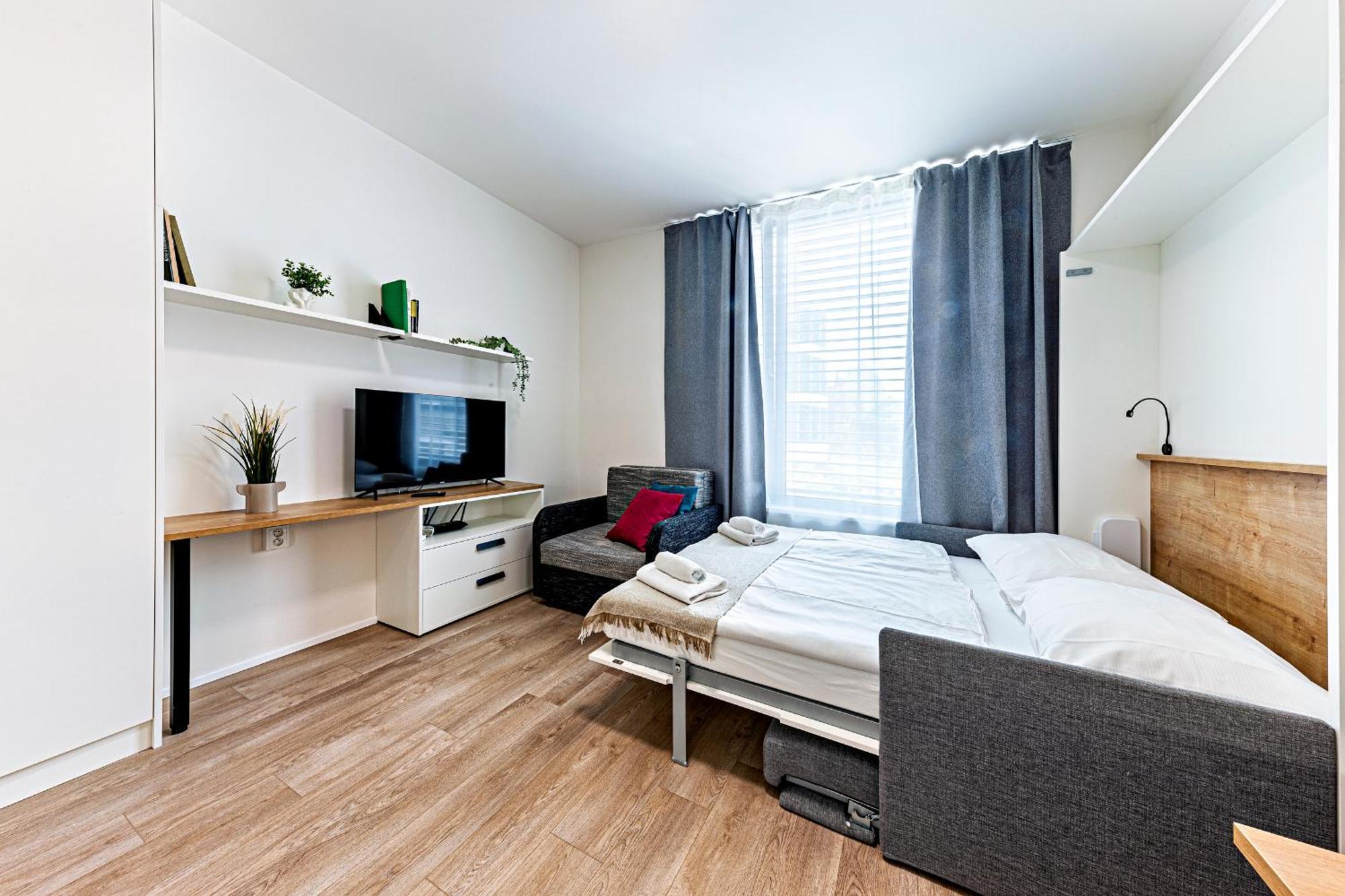 Kora Apartments Andel Прага Екстер'єр фото